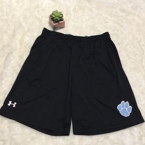 Under Armour Blue Tiger Paw Print Shorts